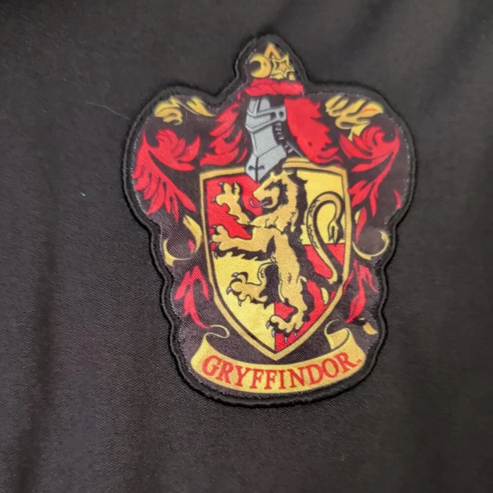 Harry Potter Gryffindor Robe Black & Burgundy Polyester Child Size S/M
